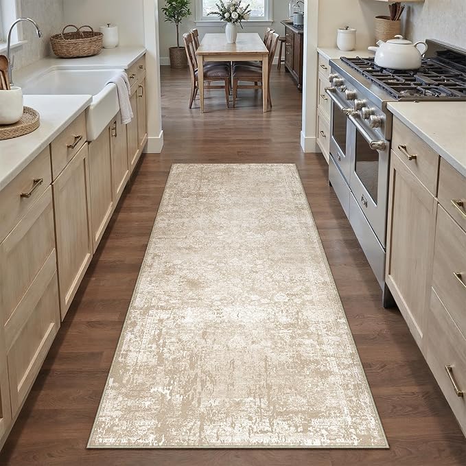 8x10 Washable Area Rug Green Sage Modren Neutral Living Room Bedroom Indoor