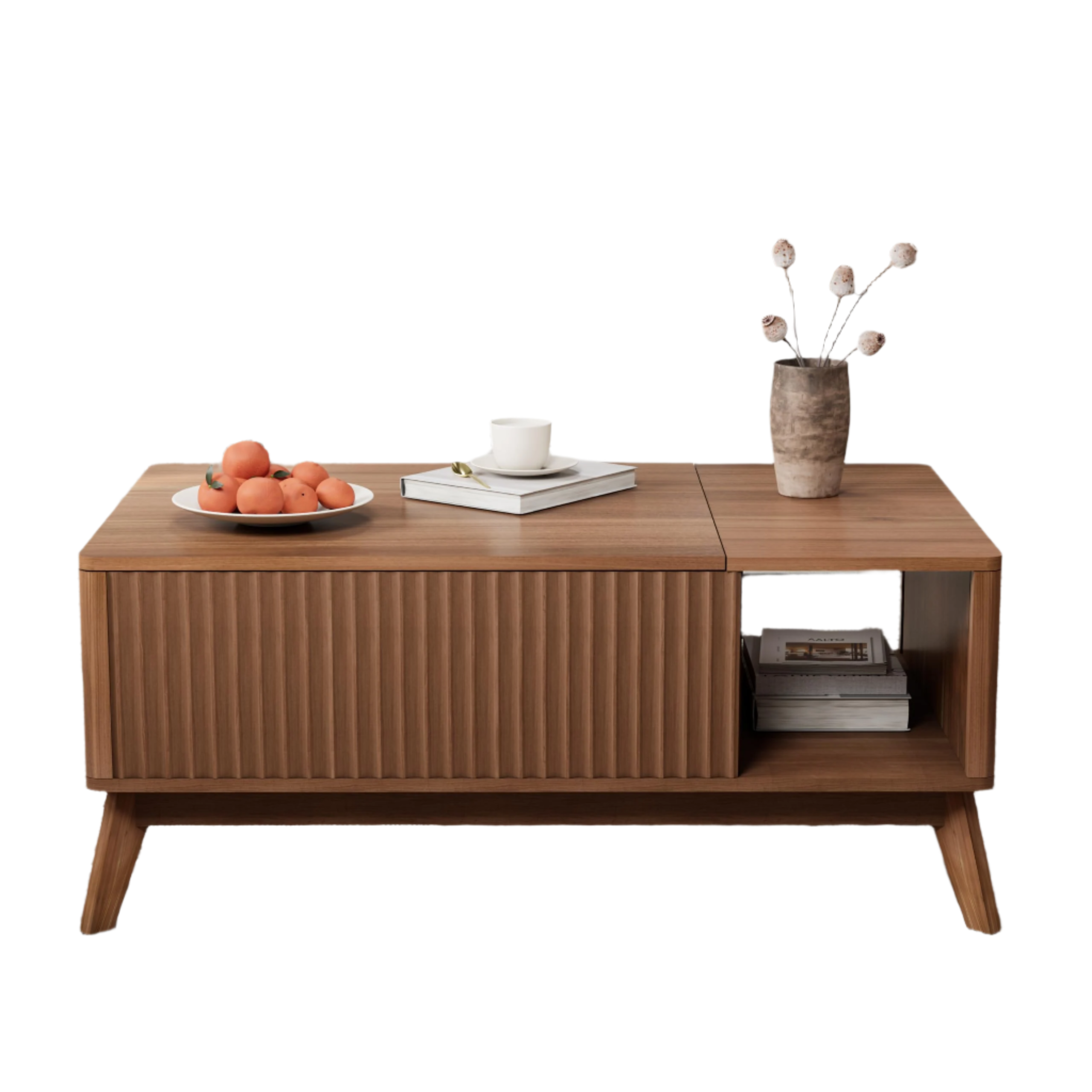 Lift Top Coffee Table with Storage,Mid Century Modern Coffee Table, Farmhouse