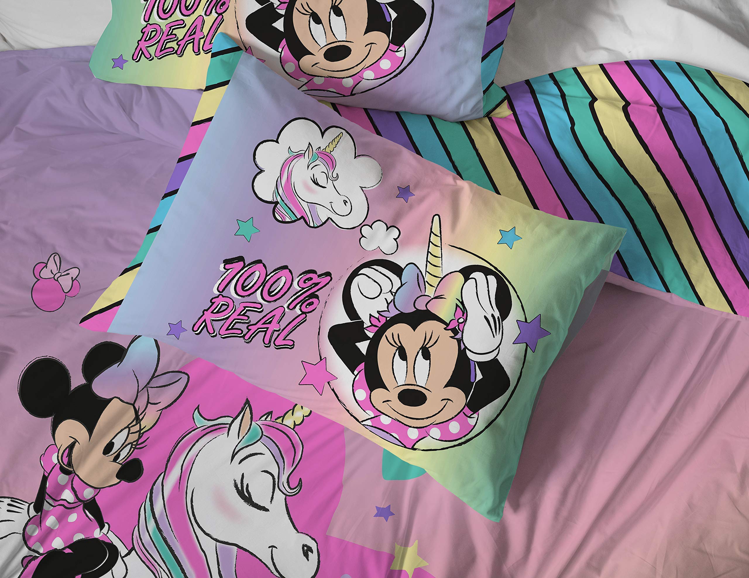 Minnie Mouse Unicorn Dreams 11-Piece Full Bedding Bundle- Includes Bed Set