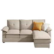 82" Convertible Sectional Sofa, L-Shaped Comfy Cloud Couch