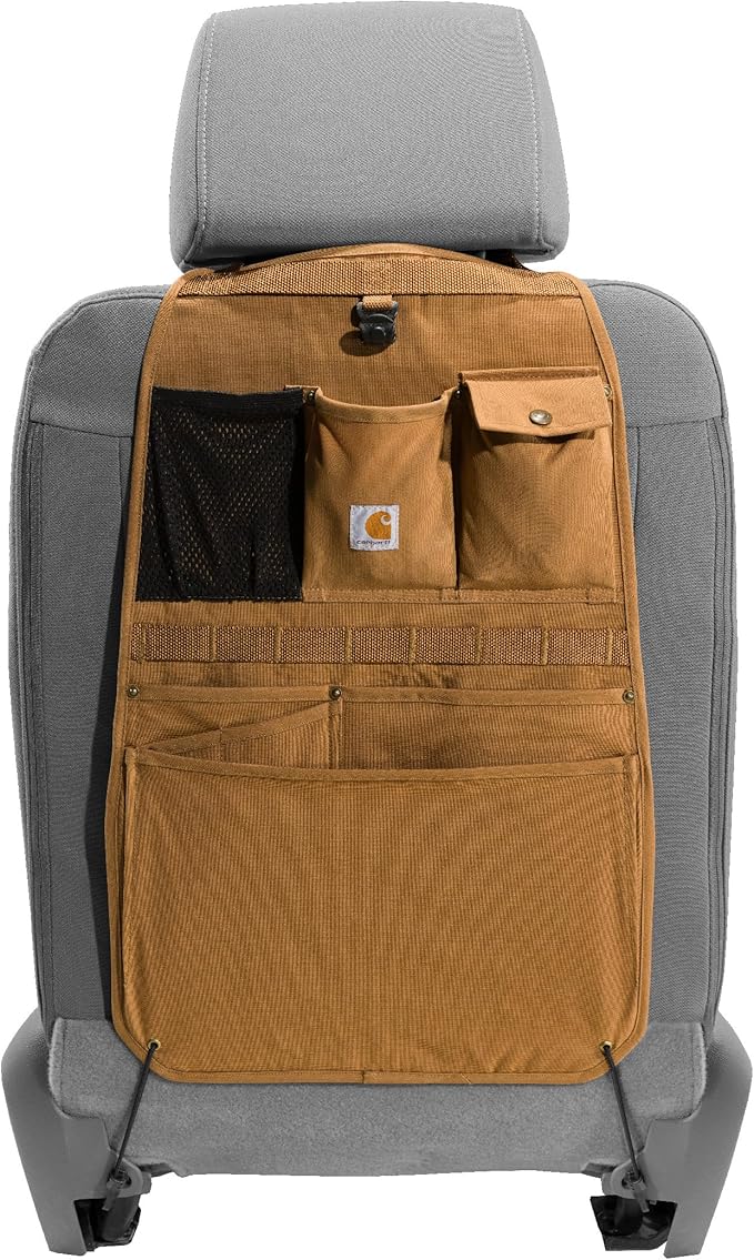 Universal Nylon Duck Seat Back Organizer, Gravel
