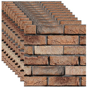 3D Wall Panels Peel and Stick, 10 Pack 3D Waterproof Self-Adhesive Wallpaper PVC Wall