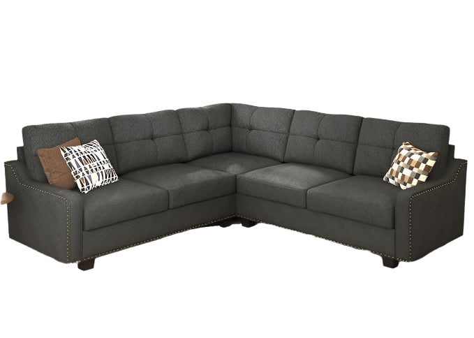 Convertible Sectional Sofa L Shaped Couch,living room