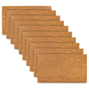 Plain Coir Doormat Bulk 30x17 Inch, Blank Door Mat 10 Pack for Crafting Painting