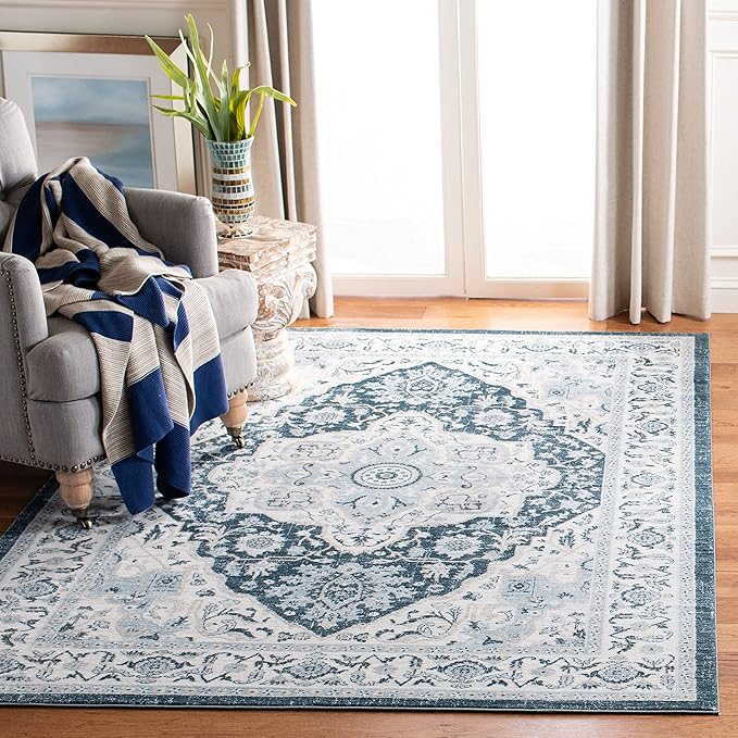 Isabella Collection Accent Rug - 3' x 5', Cream & Beige, Oriental Design