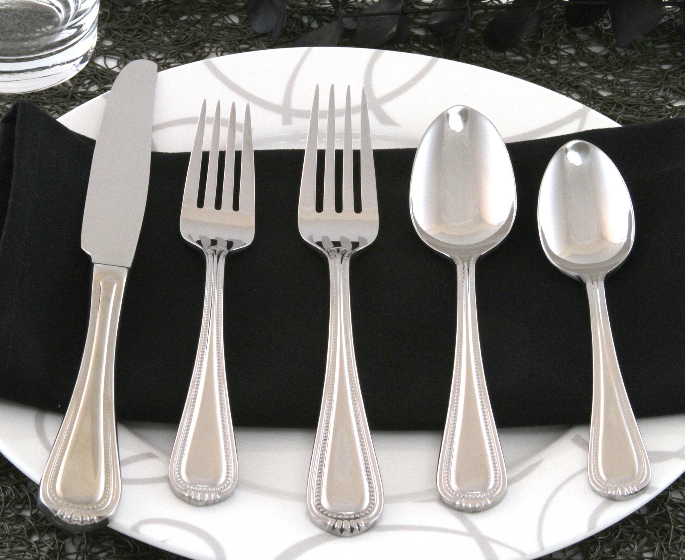 B014045AL20 Countess 45 Piece Everyday Flatware Set, Service For 8