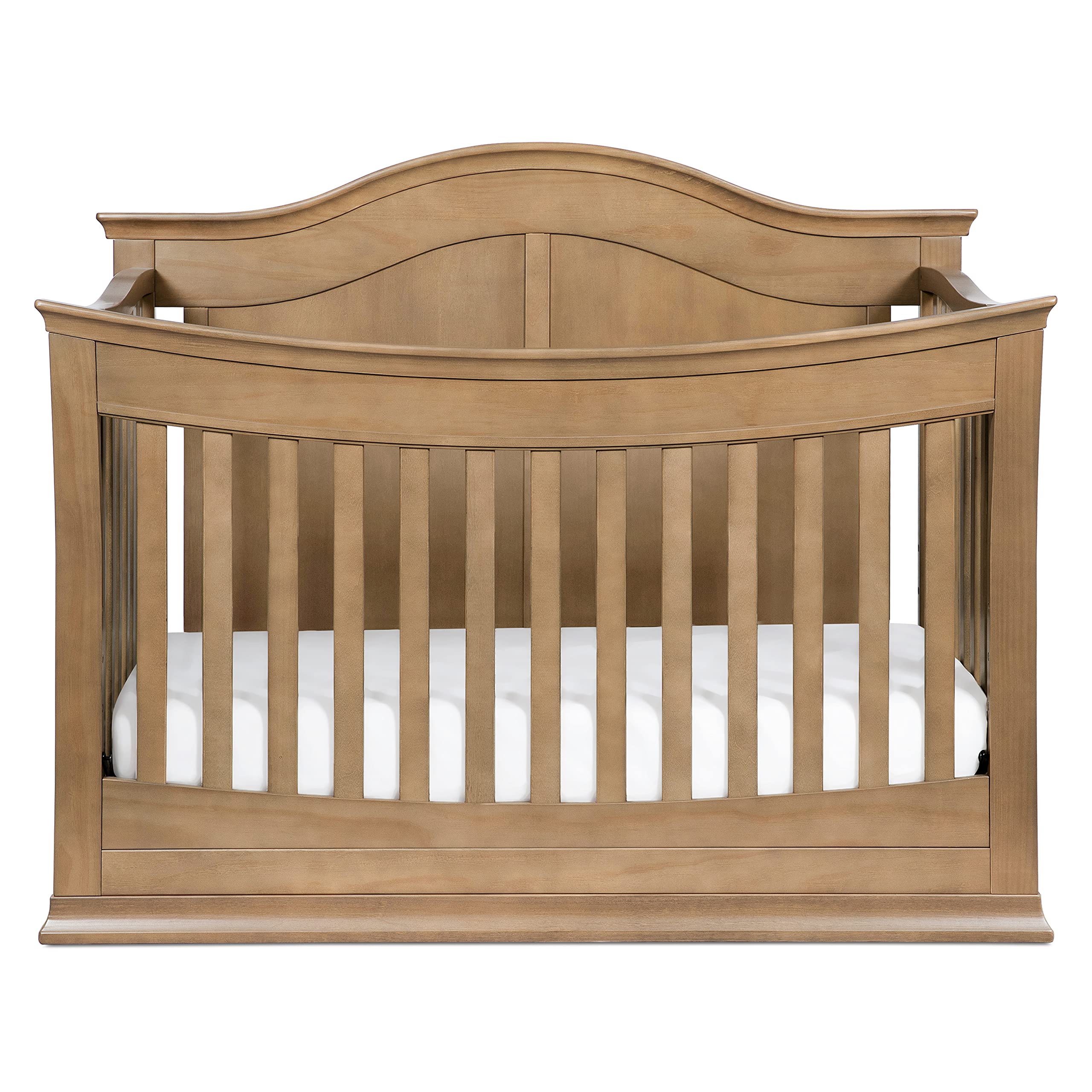 Meadow 4-in-1 Convertible Crib in Hazelnut, Greenguard Gold Certified