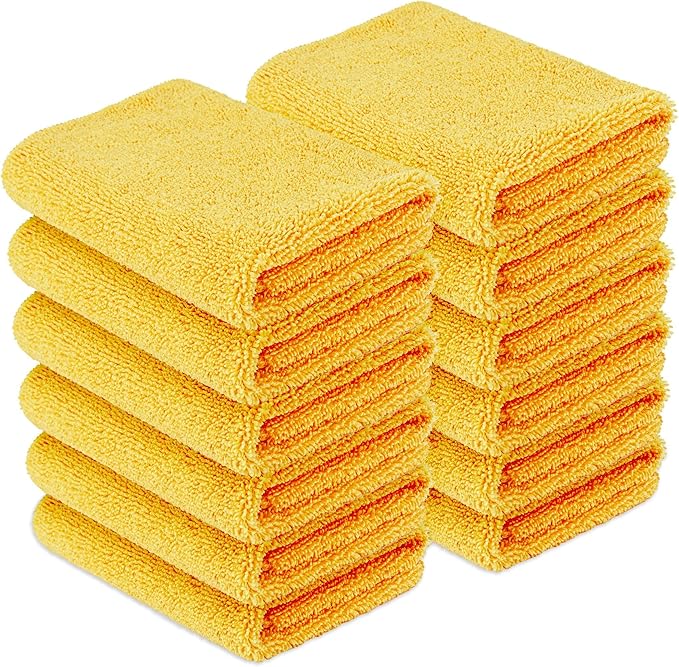 Microfiber Car Drying Towels (3-Pack), Lint Free, Scratch Free, Highly Absorbent Drying