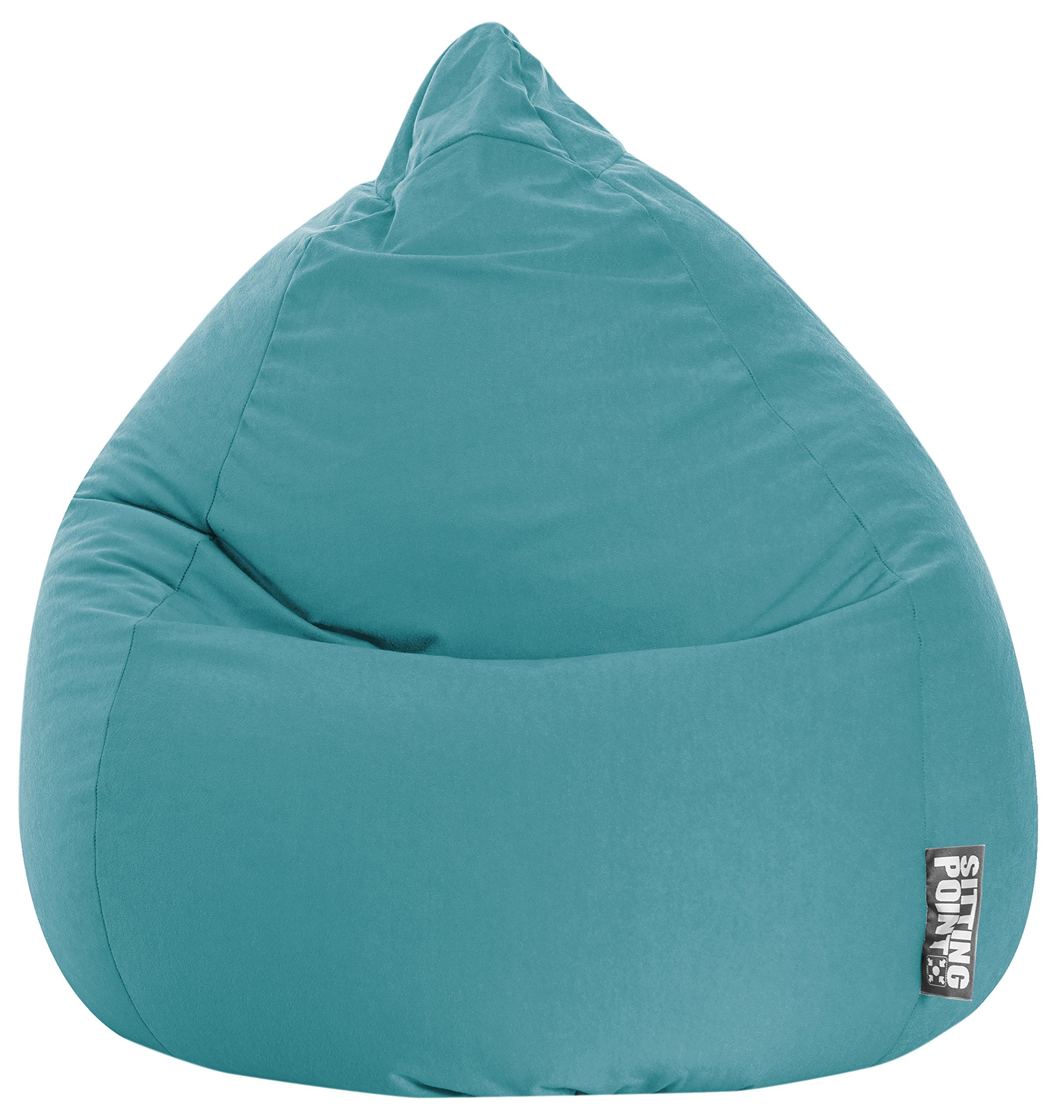 Easy Collection Contemporary Polyester Upholstered Oversized Bean Bag Chair