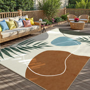 Indoor Outdoor Area Rug, Mid Century Outdoor Patio Rug
