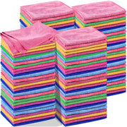 300 Pack 12 x 16 Inch Microfiber Cleaning Cloth Bulk Multipurpose Reusable Washable