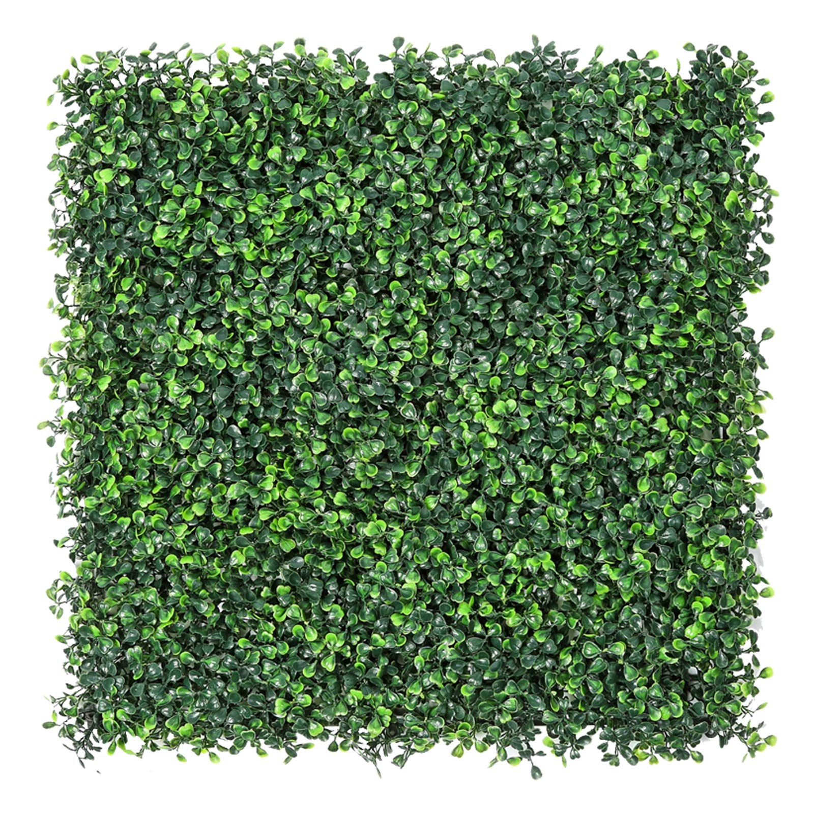 12 Pieces 20"x 20" Artificial Boxwood Panels Topiary Hedge Plant, Privacy Hedge