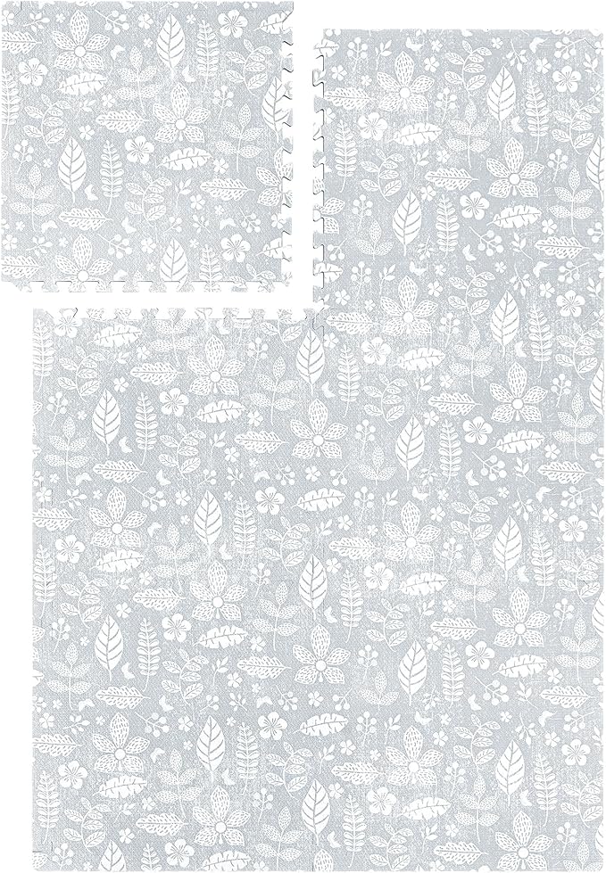 Premium Baby Foam Play Mats - Stylish & Large Non-Toxic Puzzle Floor Tiles - 6 Tiles