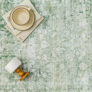 8x10 Washable Area Rug Green Sage Modren Neutral Living Room Bedroom Indoor