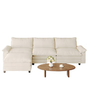 114 Inch Modular Couch Sectionals with Ottoman