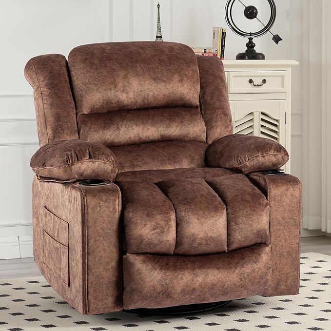 Recliner Chair Rocker Modern Ergonomic Lounge 360 Degree