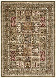 Lyndhurst Collection Area Rug - 5'3" x 7'6", Multi & Green