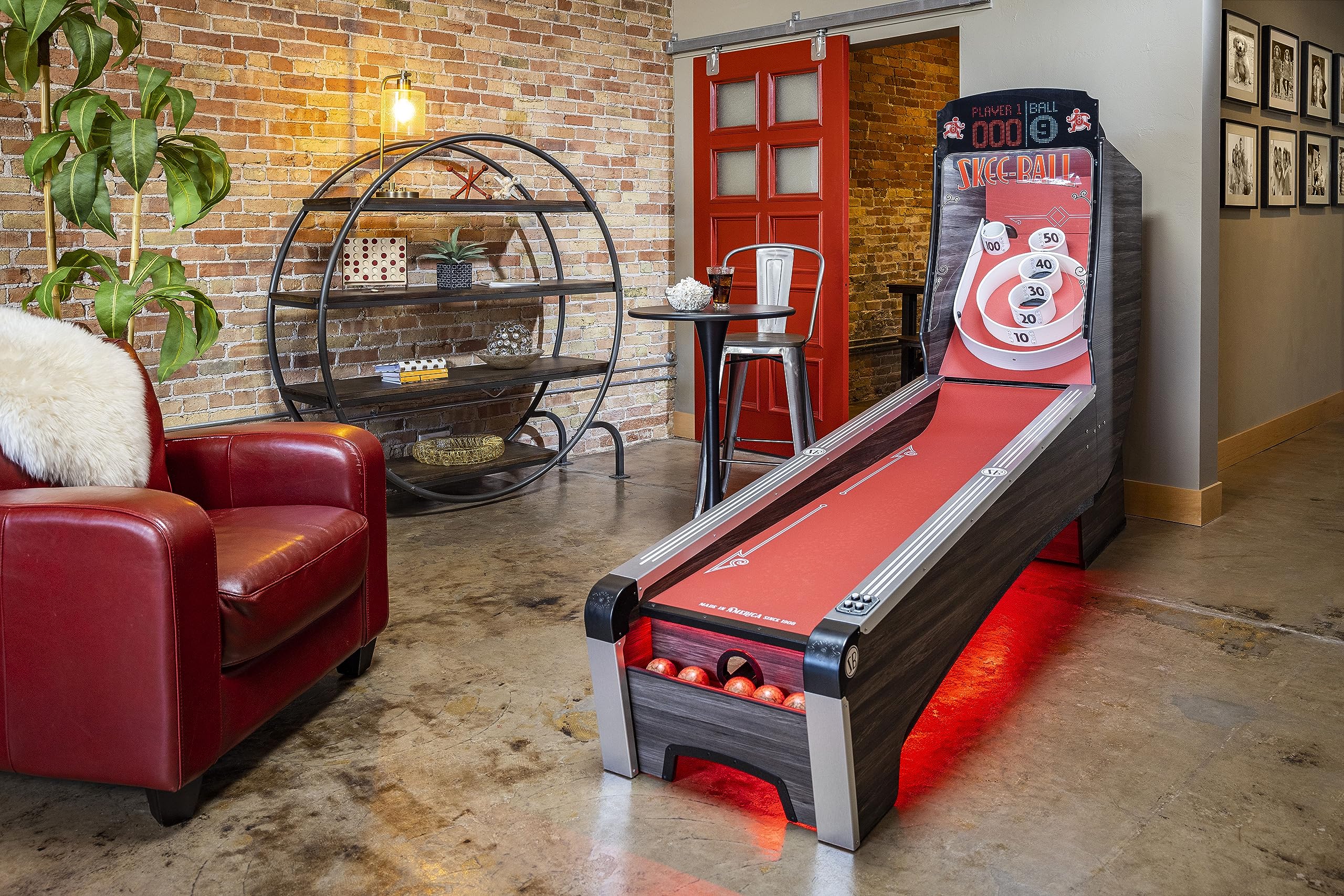 Arcade Table Machine Game for Home Basement Recreation Room - Premium Nostalgic