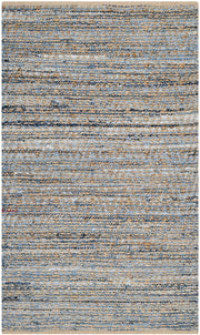 Cape Cod Collection Accent Rug - 3' x 5', Natural & Blue