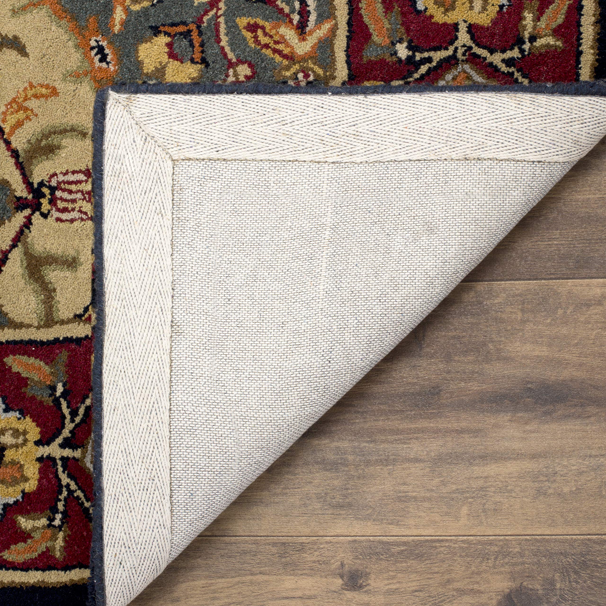 Heritage Collection 5' x 8' Multi / Navy HG510A Handmade Traditional Oriental Premium