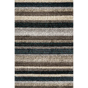 Classie Hand Tufted Shag Area Rug, 5' x 8', Blue Multi