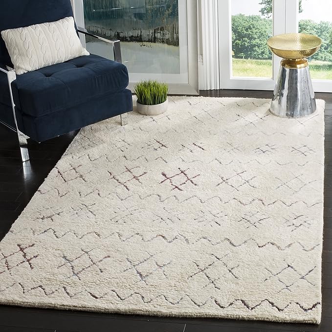 Casablanca Collection Accent Rug - 4' x 6', Ivory & Multi