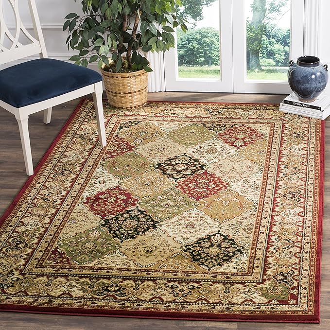 Lyndhurst Collection Accent Rug - 3'3" x 5'3", Multi & Beige