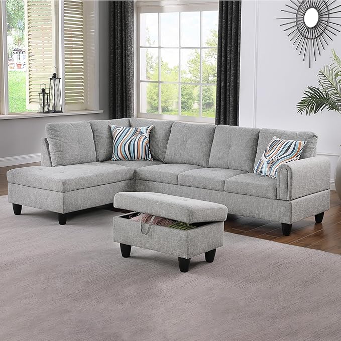 Couches for Living Room L Shaped Couch Upholstered Futon Sofa,living room