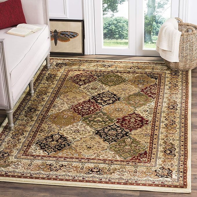 Lyndhurst Collection Accent Rug - 3'3" x 5'3", Multi & Beige
