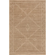 Velma Easy Jute Machine Washable Area Rug, 5x8, Natural