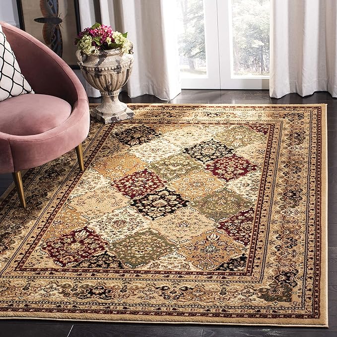 Lyndhurst Collection Accent Rug - 3'3" x 5'3", Multi & Beige