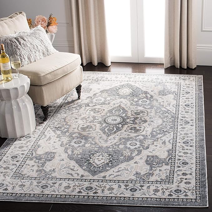 Isabella Collection Accent Rug - 3' x 5', Cream & Beige, Oriental Design