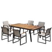 outdoor Dining Set, Patio Furniture Set with Finest Teak Wood