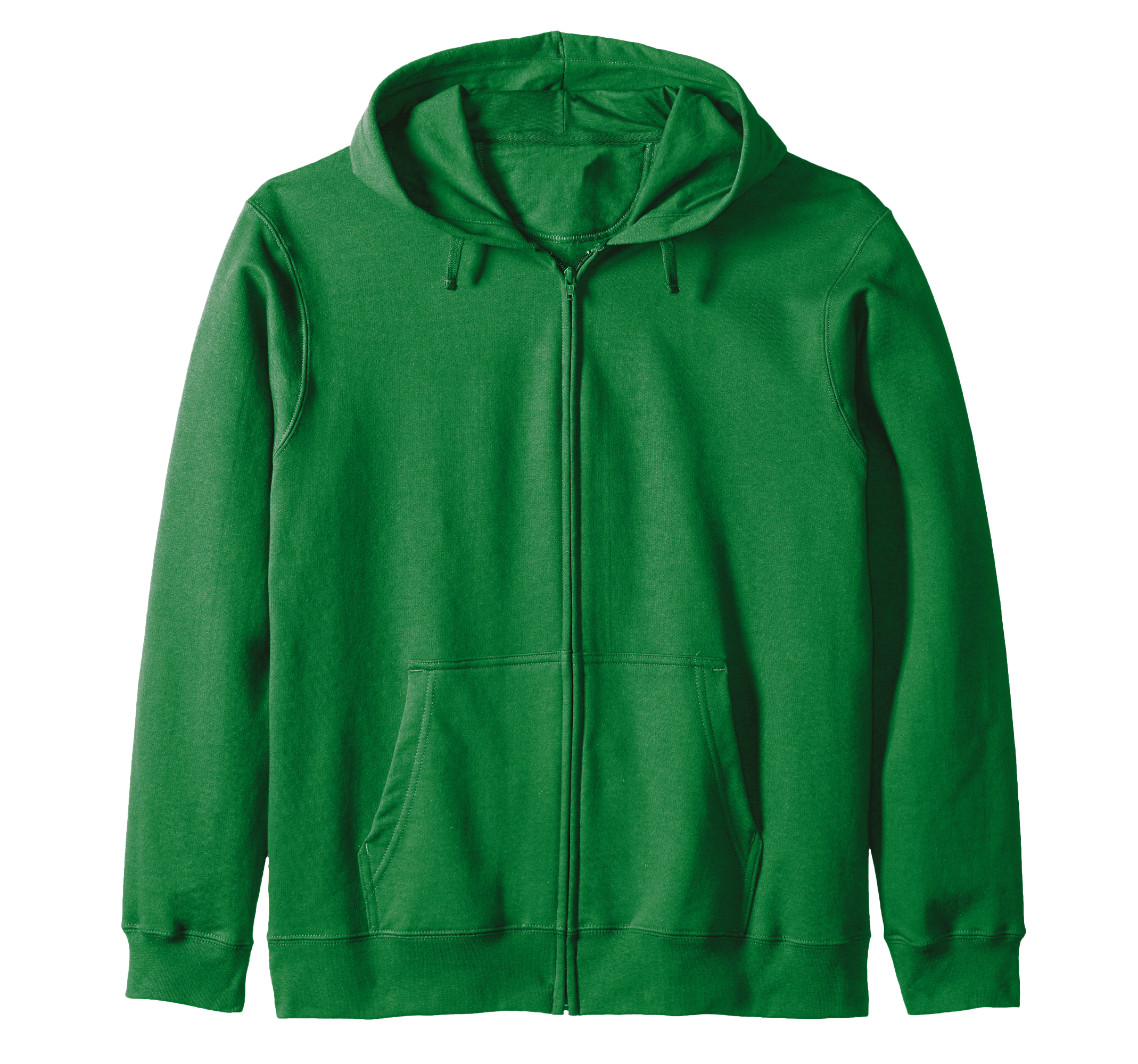 St. Patrick's Day Shamrock Grille Green (Front/Back) Zip Hoodie