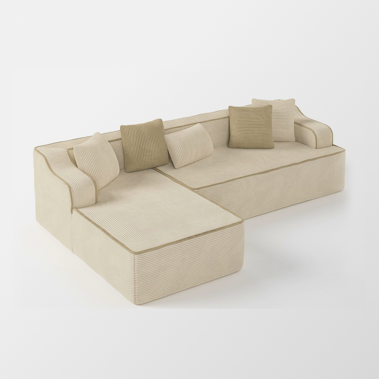 104" Cloud Sectional Couch with L-Shape Chaise,Sofas and Couches
